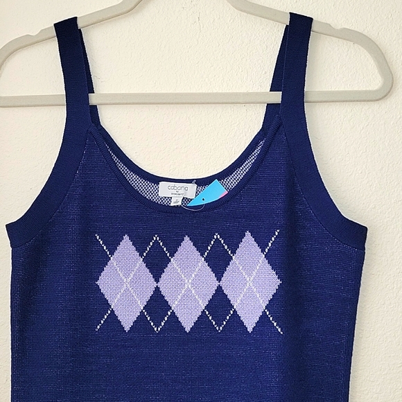 Cabana by Crown & Ivy, Sweater Tank Dress, M, Navy, NWT - Picture 6 of 9